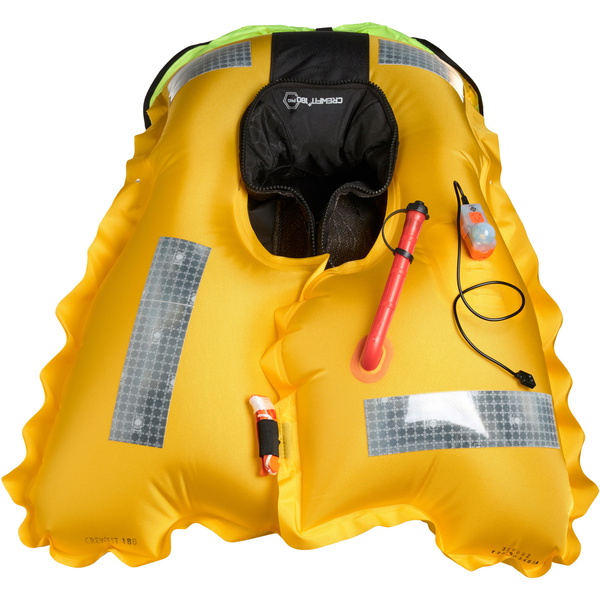 2026 Crewsaver Crewfit + 180 ISO Chaleco Salvavidas Automático Individual 9730BKAP - Black